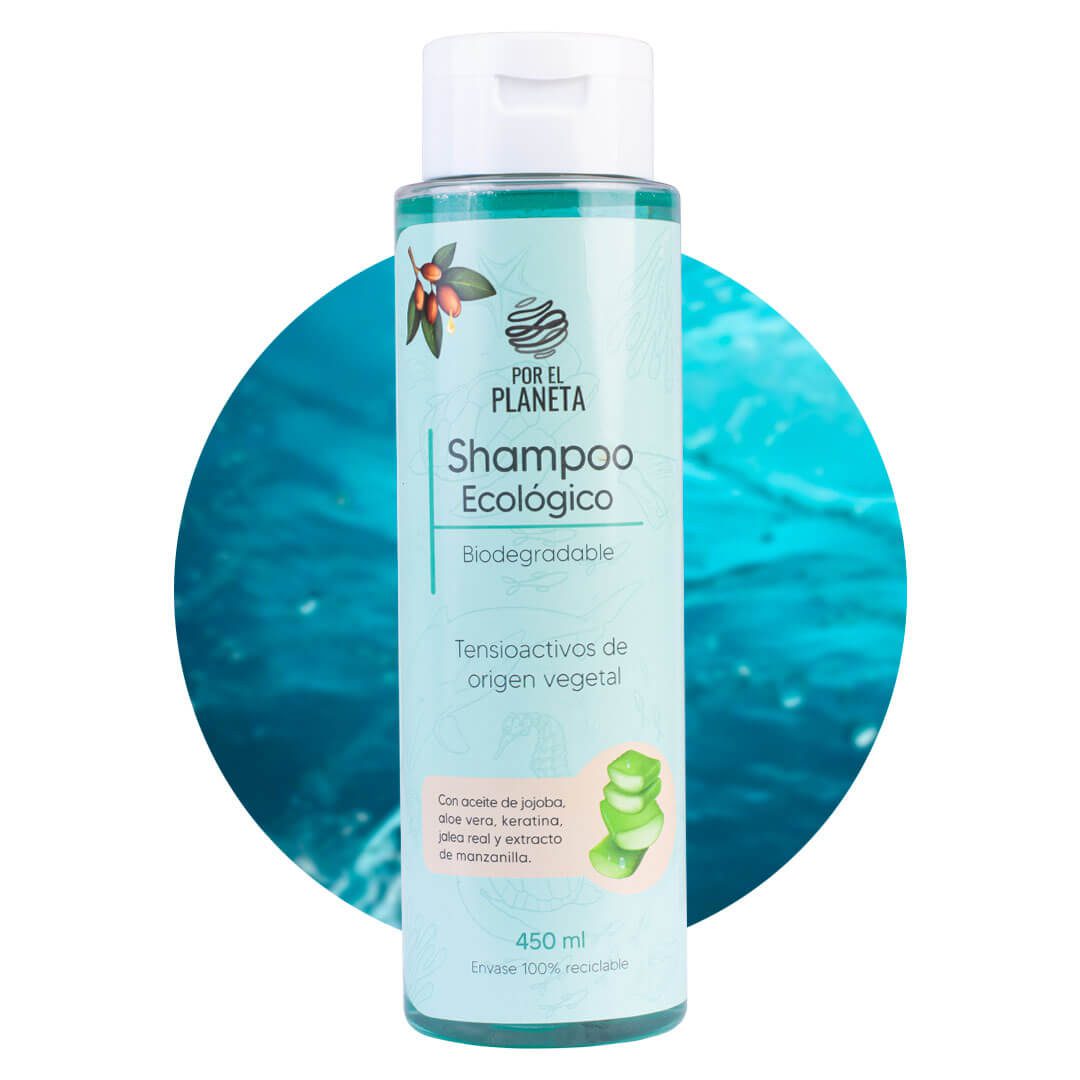 Shampoo ecológico Biodegradable 450ml Por el
